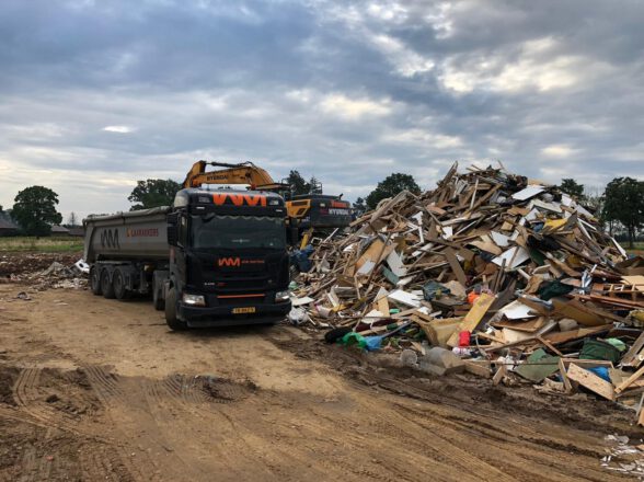 Wim Martens Logistics helpt na hoogwater in Duitsland