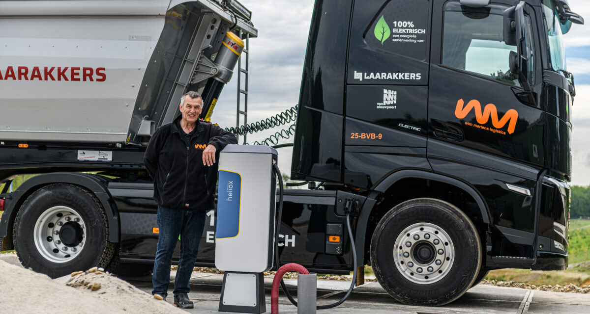 Interview met Martin Peters, chauffeur van de eerste elektrische vrachtwagen bij Wim Martens Logistics