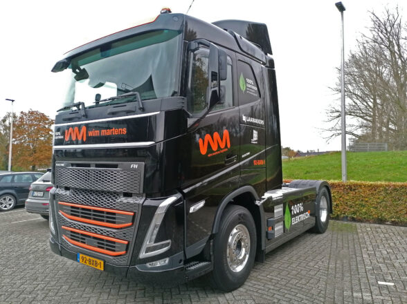 Tweede elektrische Volvo truck in gebruik bij Wim Martens Logistics